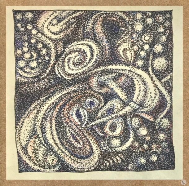 Winds &Particles, mixed media, Hendricks©2022