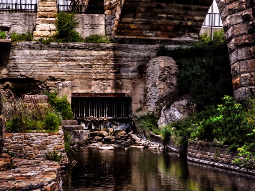 Minneapolis Ruins--Flour Mill.